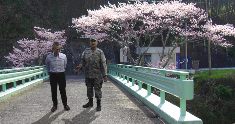 倉岡理事長と清水社長